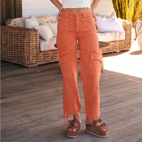 Free People Come And Get It Utility Pants - Picture 6 of 6